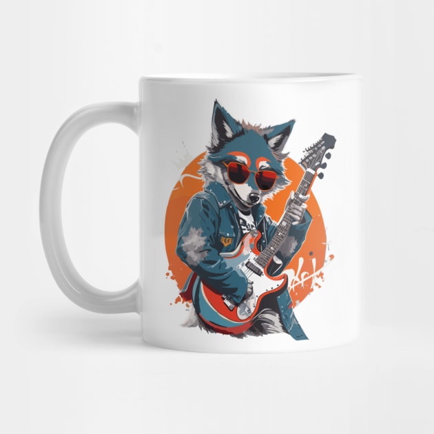 Wolf Play Guitar by ReaBelle